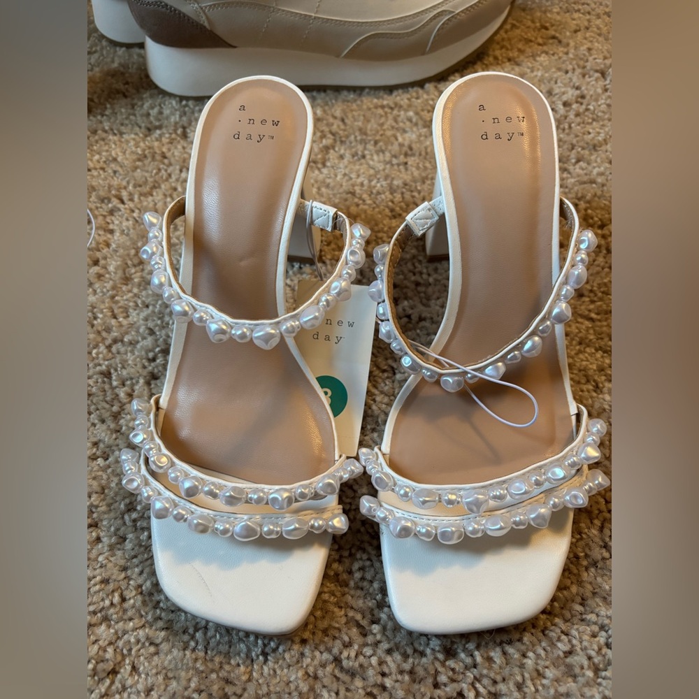 A new day bridal heels